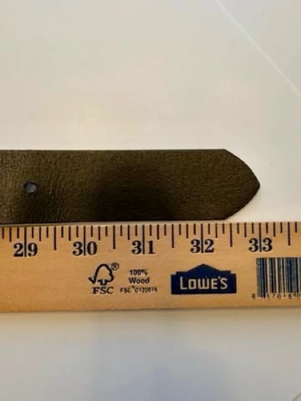 Gap - black, genuine leather belt - Youth XL